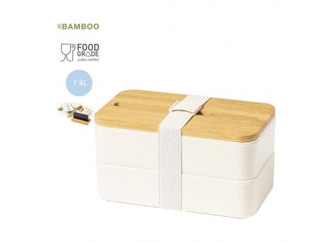 Двойной ланч-бокс с приборами Graftan NTEU10-241991