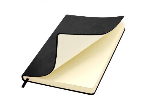 Ежедневник A5 недатированный Franco в мягком переплёте, черный