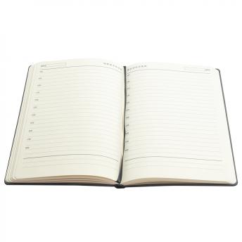 Ежедневник A5 недатированный Franco в мягком переплёте, черный