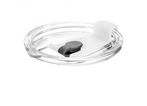 Крышка пластиковая к стакану стеклянному Mango, белая