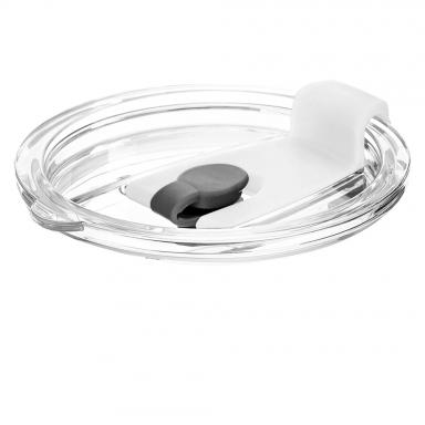 Крышка пластиковая к стакану стеклянному Mango, белая