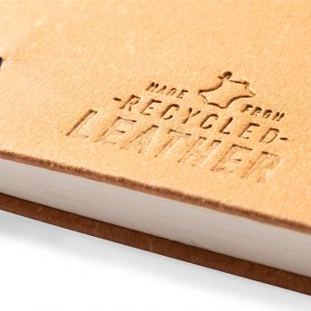 Набор из блокнота и шариковой ручки из переработанной кожи Nauthax NTEU10-312944