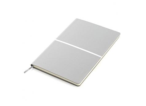 Ежедневник A5 недатированный Equator в мягком переплёте, серый с серебристым