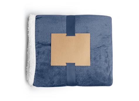 Плед из флиса GLORY, Морской синий