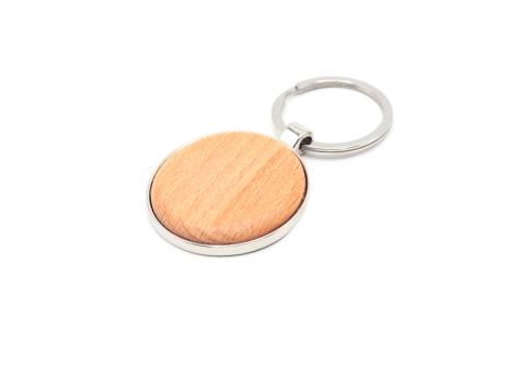 Брелок Woody R(круг), натуральный