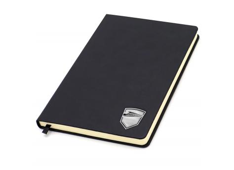 Ежедневник с шильдом-наклейкой - поезд, черный