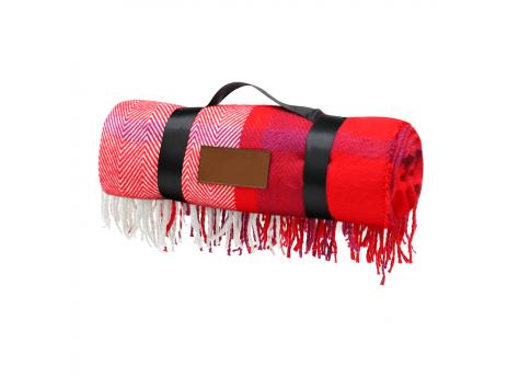 Плед акриловый Glama, красный