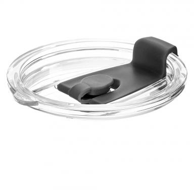Крышка пластиковая к стакану стеклянному Mango, черная