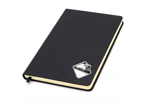 Ежедневник с шильдом-наклейкой - фура, черный