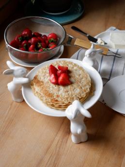 Тарелочка для сладостей "Воришки" (NEW), 23.5 см, Белый