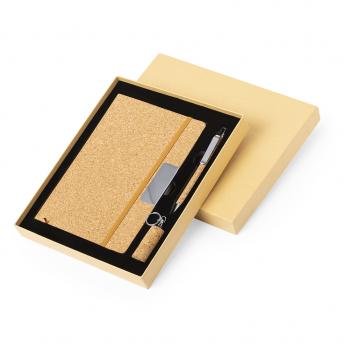 Набор из блокнота и шариковой ручки из пробки NTEU10-535680