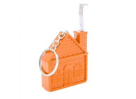 Брелок-рулетка Home, 1 метр, оранжевый