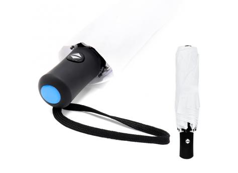 Автоматический противоштормовой зонт Vortex To Go, белый/голубой