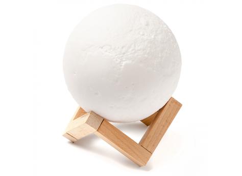 Беспроводная колонка-светильник Moonlight, белая