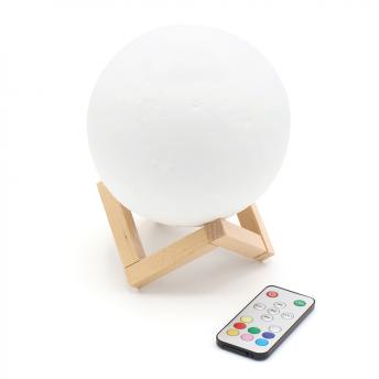 Беспроводная колонка-светильник Moonlight, белая