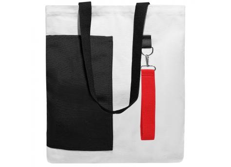 Сумка для покупок BANSHEE TO GO 325 г/м², чёрная/красная