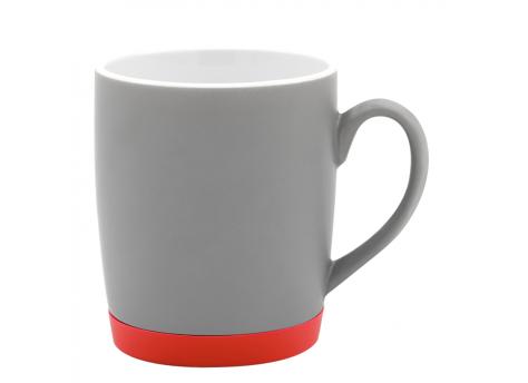 Кружка Make Me To Go, серая/красная
