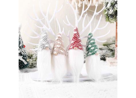 Новогоднее украшение рождественские гномы Куперс (набор 4шт)