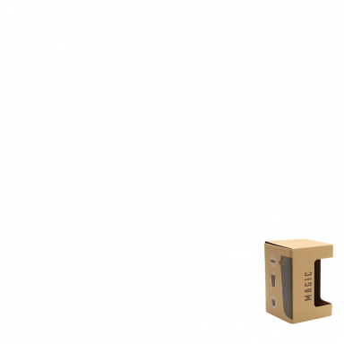 Коробка для кружки "Magic"с окном, коричневый