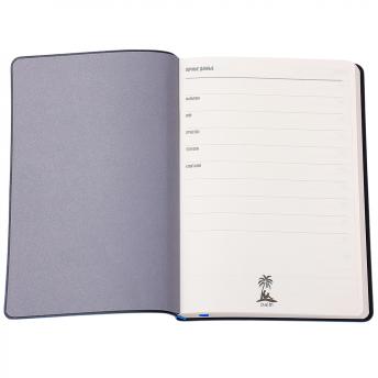 Ежедневник A5 недатированный Stefano в мягком переплёте, светло-синий