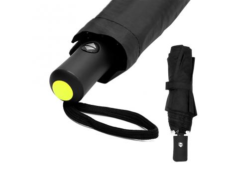 Автоматический противоштормовой зонт Vortex To Go, чёрный/жёлтый