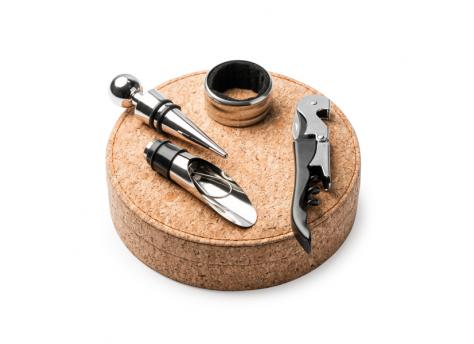 Винный набор VENET, в футляре из натуральной пробки