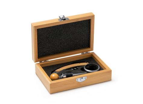 Винный набор TINTOS, в коробке с эко-дизайном, бамбук