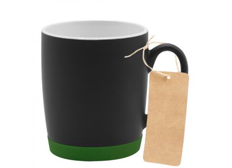 Кружка Make Me To Go, чёрная/зелёная_с_биркой