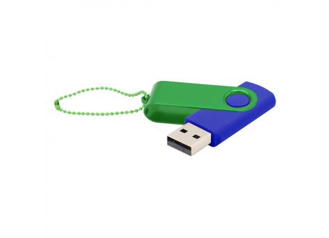 Флешка Designer To Go 2.0 USB 16Gb, синий/зеленый