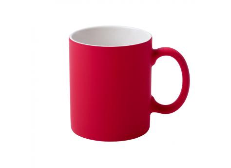 Кружка Bonn Soft, софт тач, красная-S