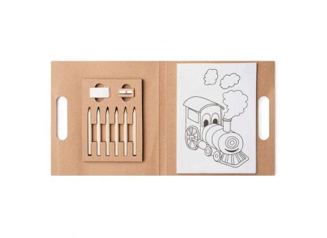 Набор RESOL из 6 карандашей в блокноте