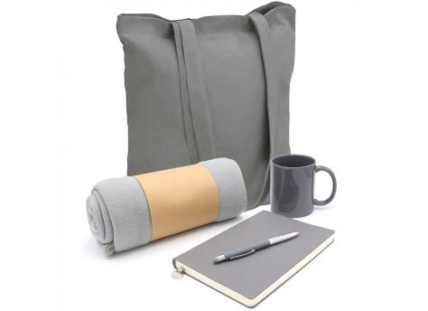 Подарочный набор Тепло и вдохновение, серый