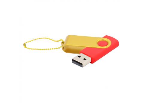 Флешка Designer To Go 2.0 USB 16Gb, красный/желтый