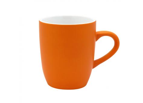 Кружка New Aurora Soft, софт тач, оранжевая-S