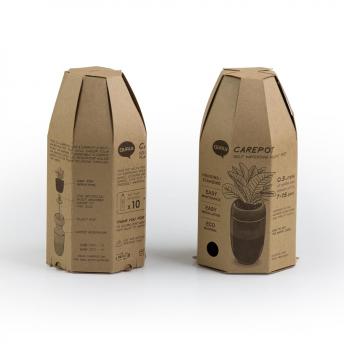 Горшок с крышкой, белый