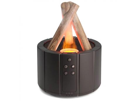 Светодиодный USB увлажнитель-аромадиффузор Bonfire с пультом Д/У, чёрный