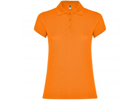 Футболка поло STAR WOMAN женская, ОРАНЖЕВЫЙ L
