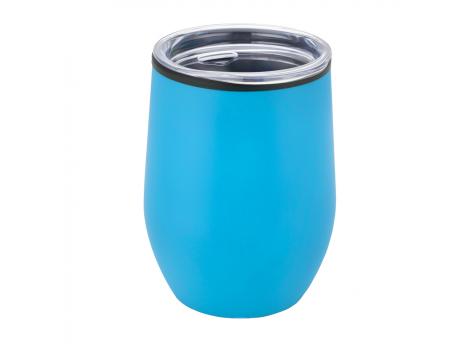 Термокружка Top, голубой полуматовый