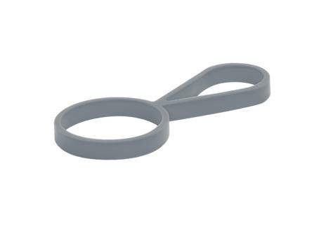 Кольцо-держатель силиконовое для термобутылки Olivia, серый