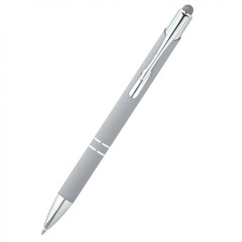 Ручка металлическая Ingrid софт-тач, серая