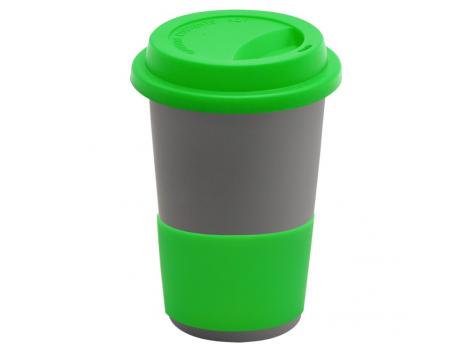 Кружка Magic To Go, серый/ зеленый