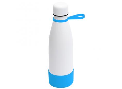 Термобутылка герметичная вакуумная Olivia To Go, белый/голубой