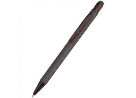 Ручка металлическая Elysia софт-тач, серый