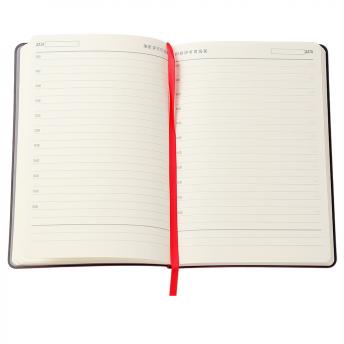 Ежедневник A5 недатированный Stefano в мягком переплёте, красный