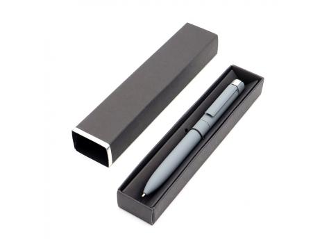 Ручка Espada в коробке Cradle чёрной с серебристым, серый
