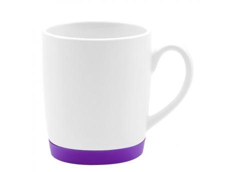 Кружка Make Me To Go, белая/фиолетовая
