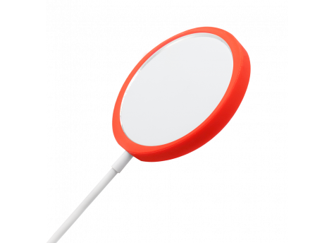 Беспроводное магнитное зарядное устройство Fomax 15W To Go, белый/красный