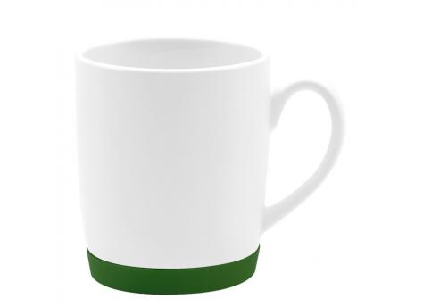 Кружка Make Me To Go, белая/бутылочно-зелёная