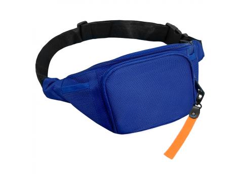 Поясная сумка SPLIT TO GO, Синий/Оранжевый
