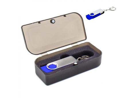 Флешка Twist 32 Гб в футляре, синий